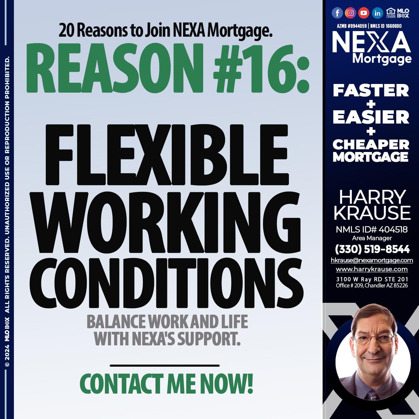 REASON 16 - Harry Krause -Area Manager