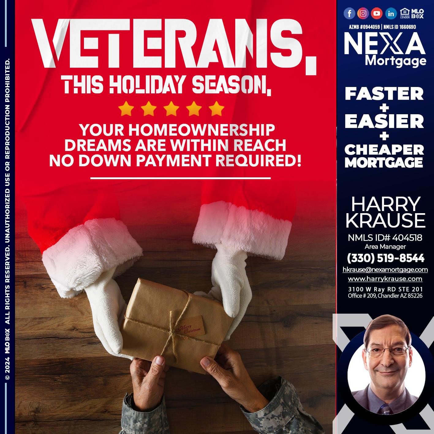 VETERANS - Harry Krause -Area Manager