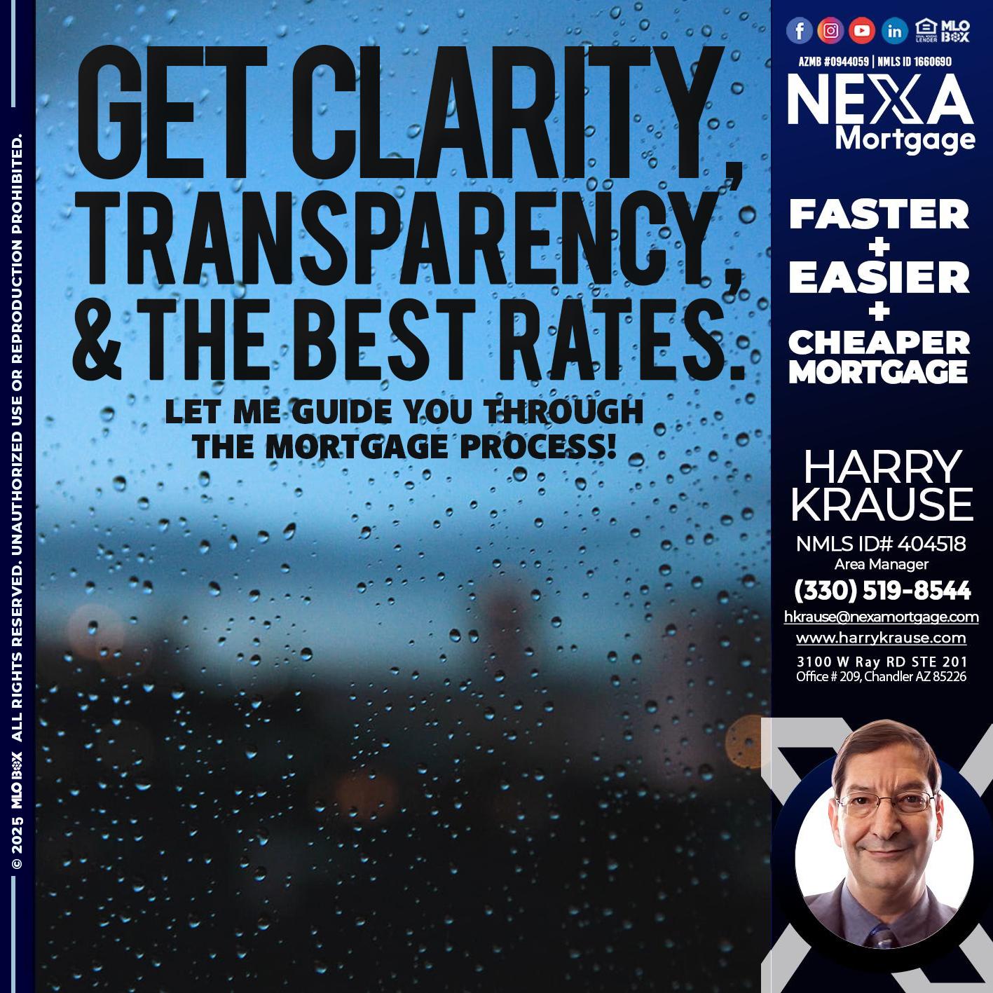 GET CLARITY - Harry Krause -Area Manager