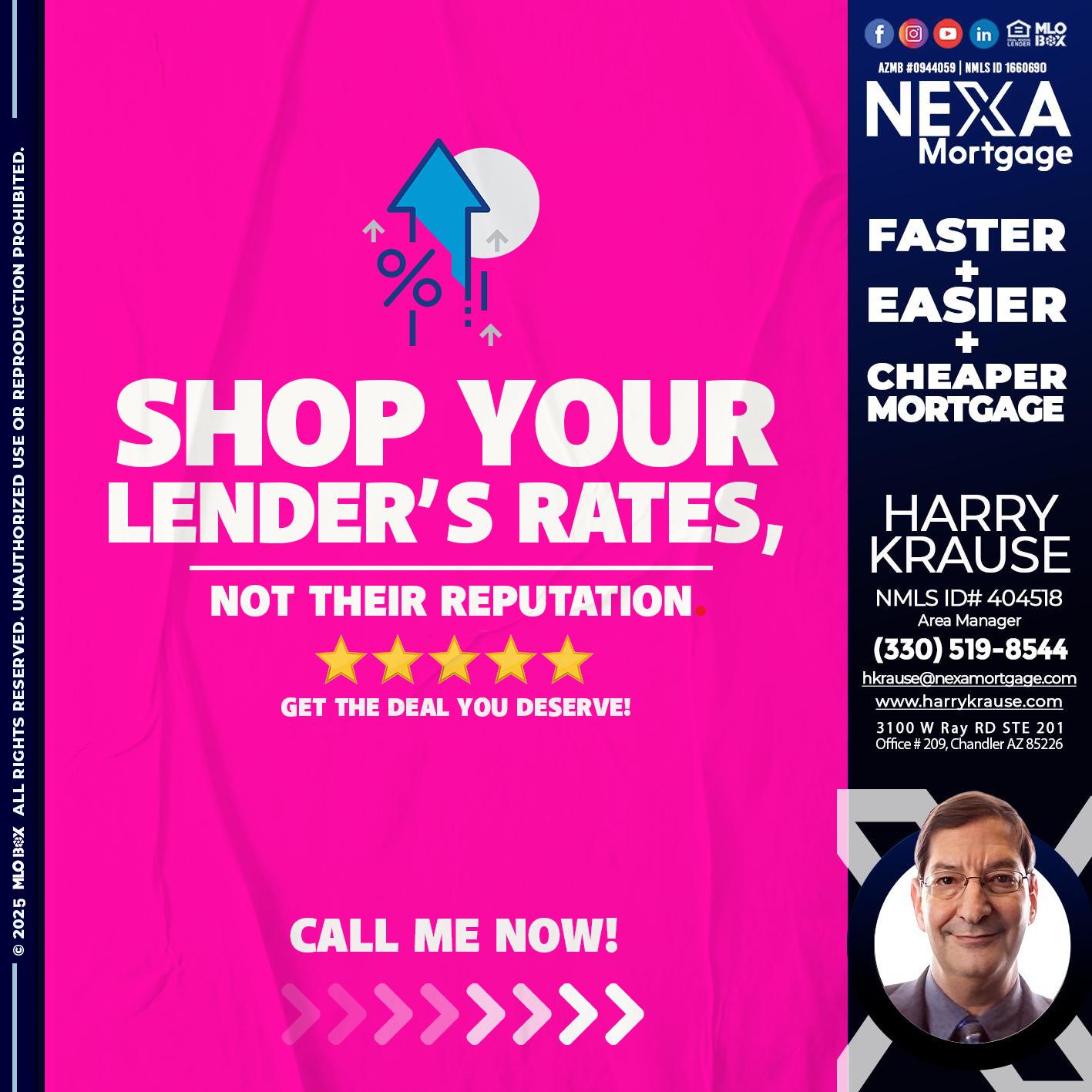SHOP YOUR - Harry Krause -Area Manager