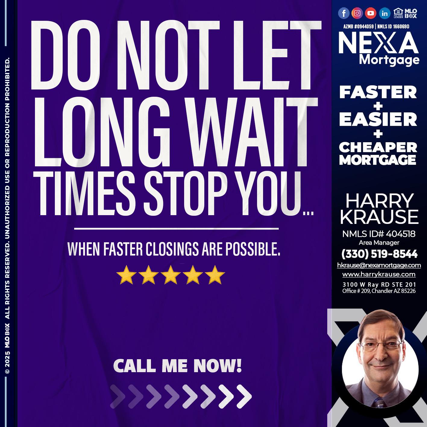 DO NOT LET - Harry Krause -Area Manager