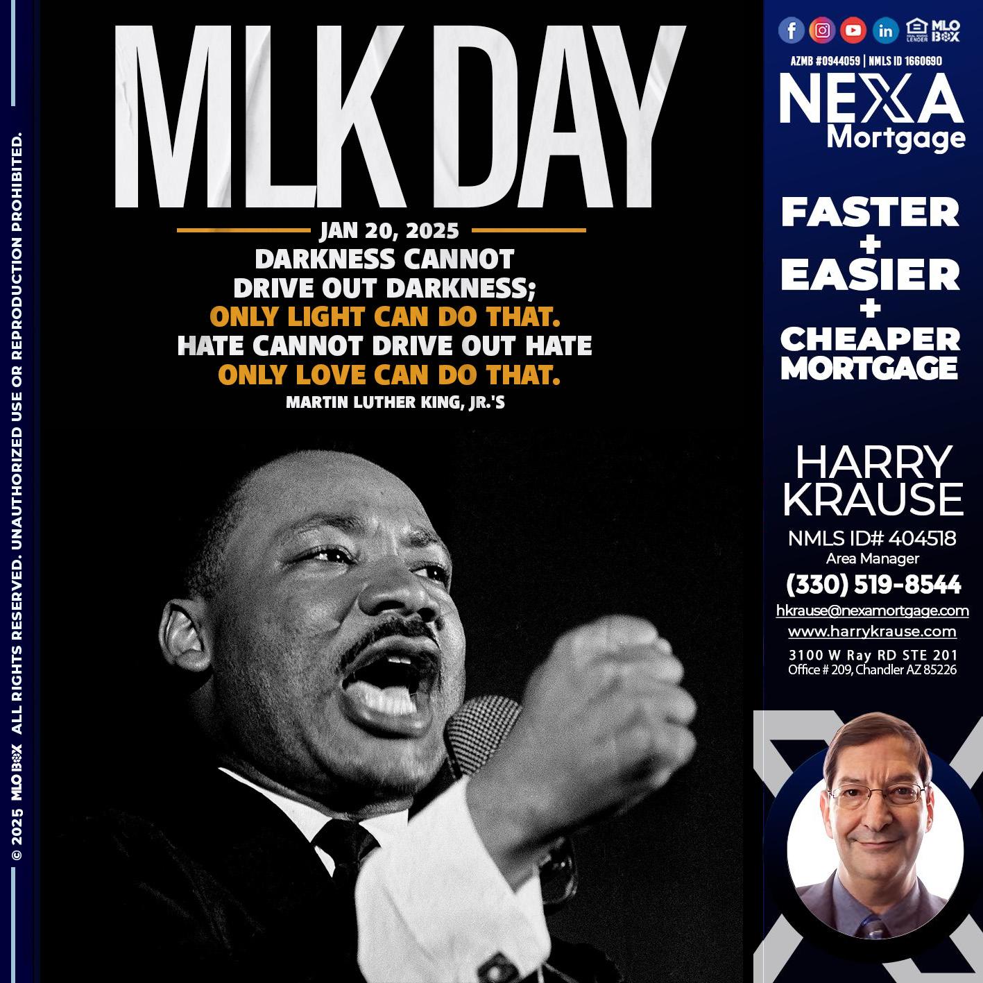 MLK DAY 2025 - Harry Krause -Area Manager