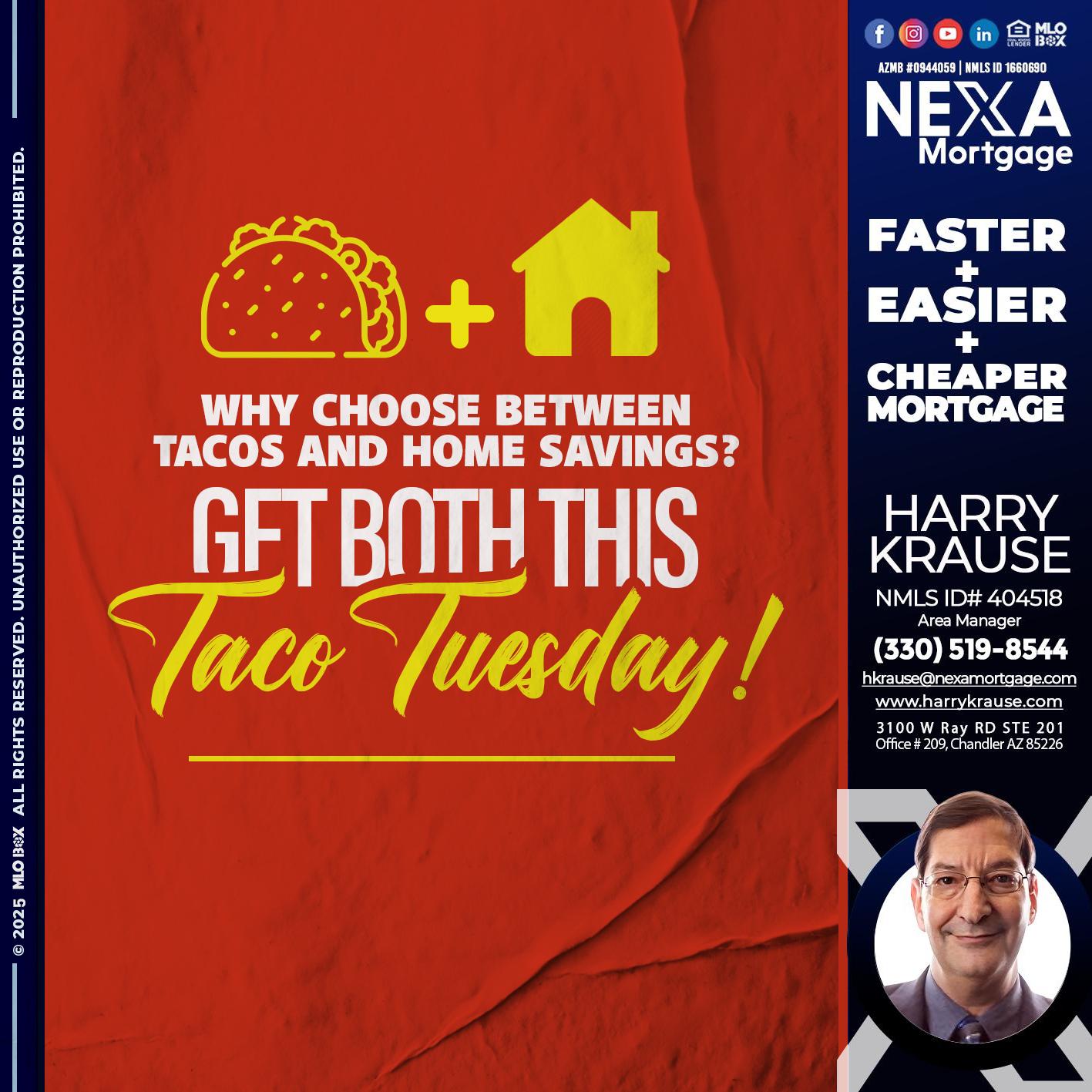 TACO TUESDAY - Harry Krause -Area Manager