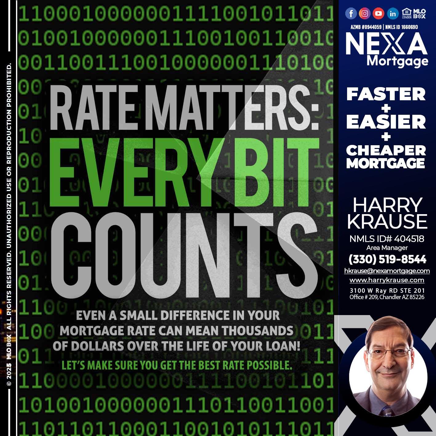 RATES MATTERS - Harry Krause -Area Manager