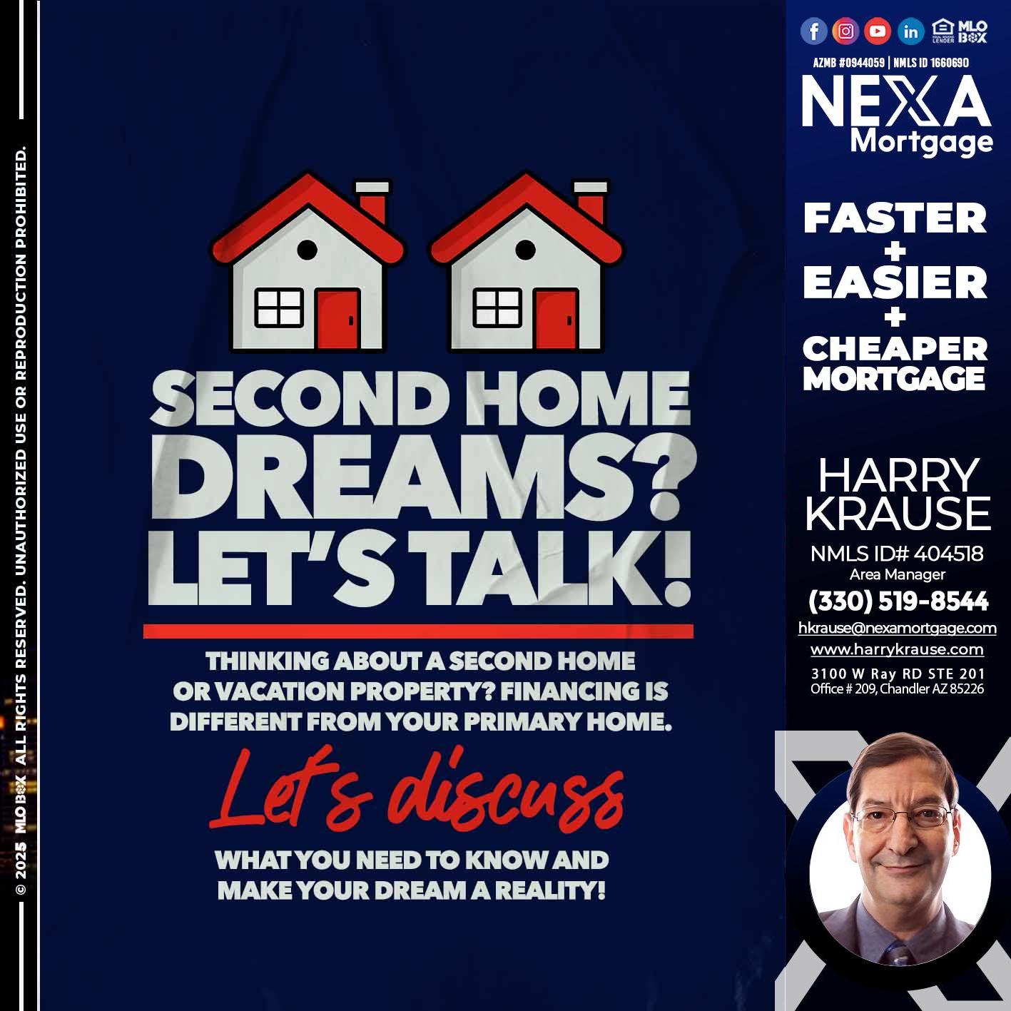 second home dreams? - Harry Krause -Area Manager