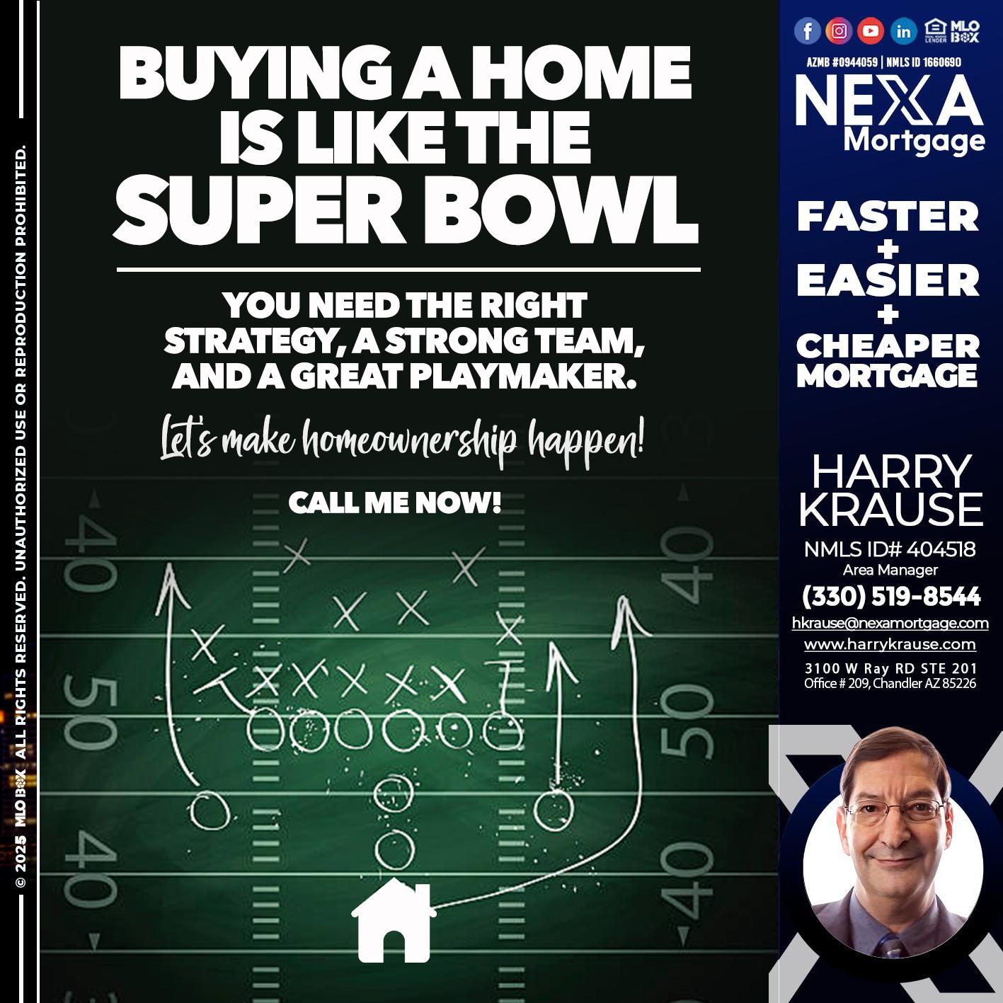 BUYING A HOME - Harry Krause -Area Manager
