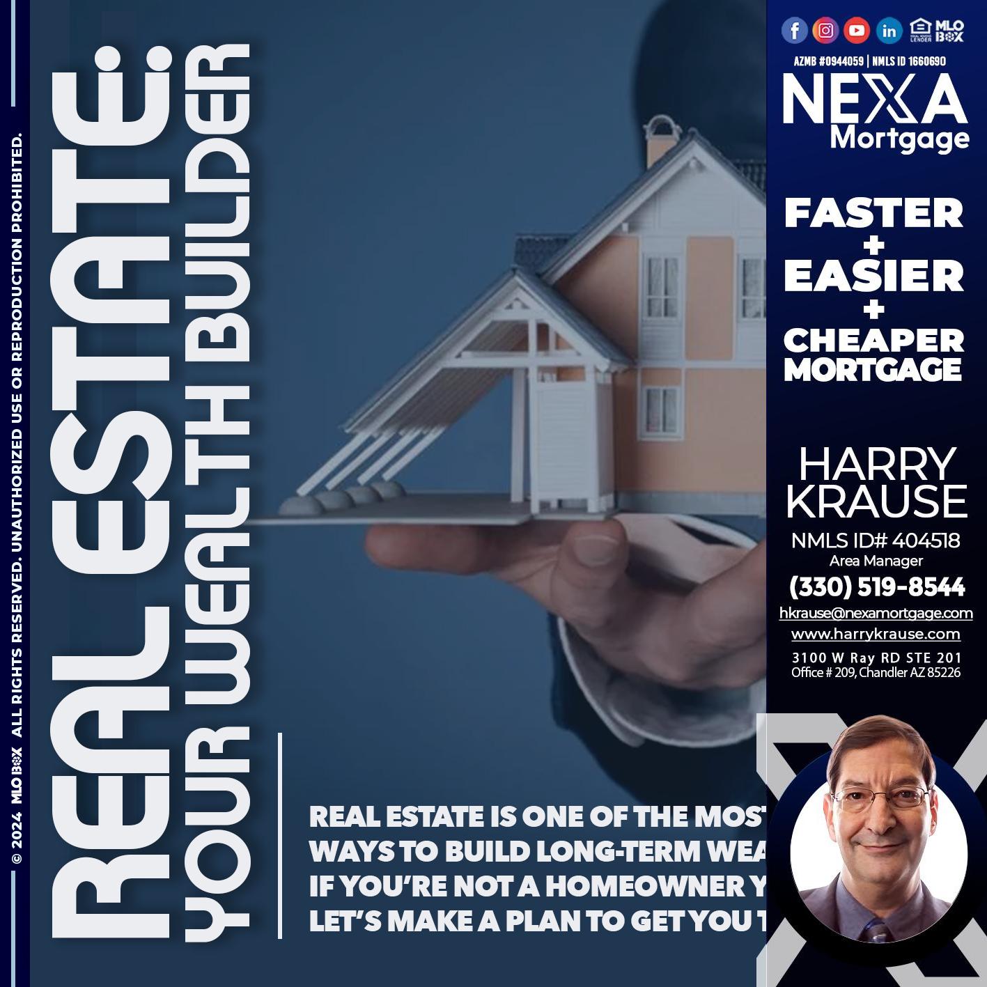REAL ESTATE - Harry Krause -Area Manager