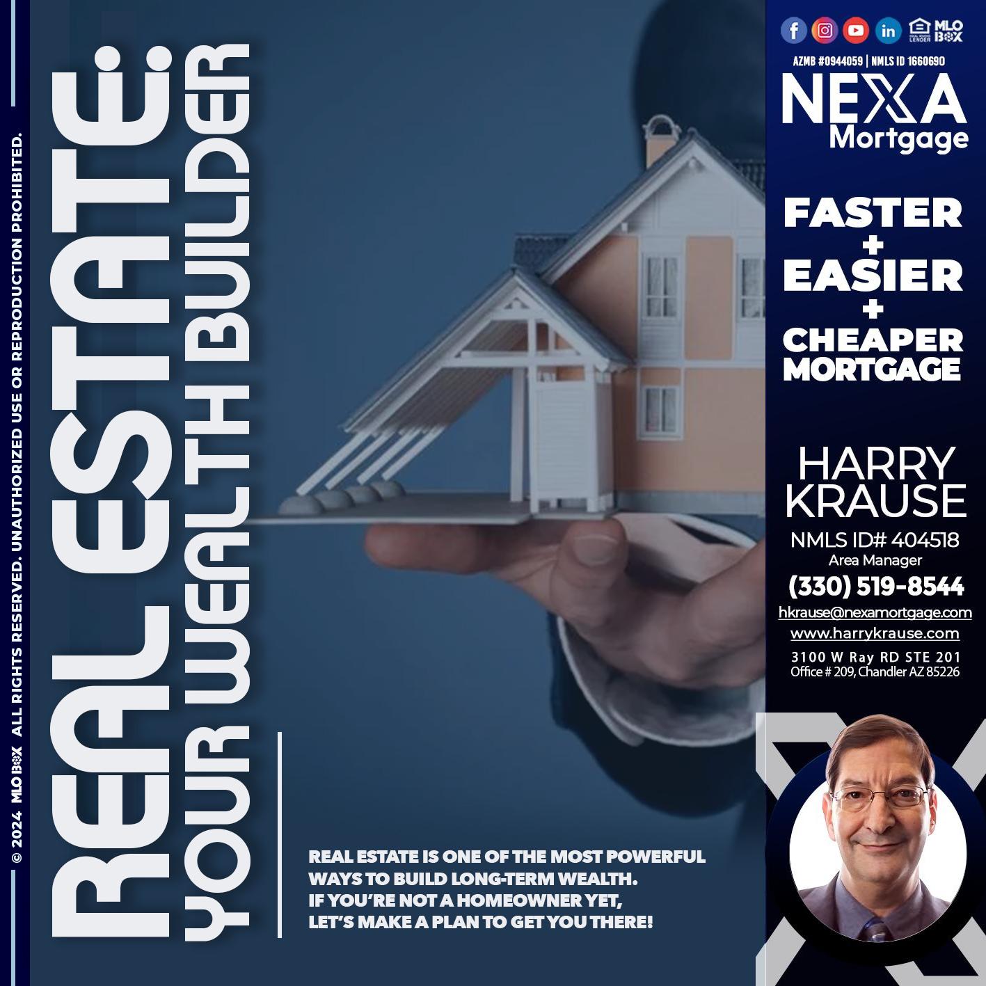 REAL ESTATE FIXED - Harry Krause -Area Manager