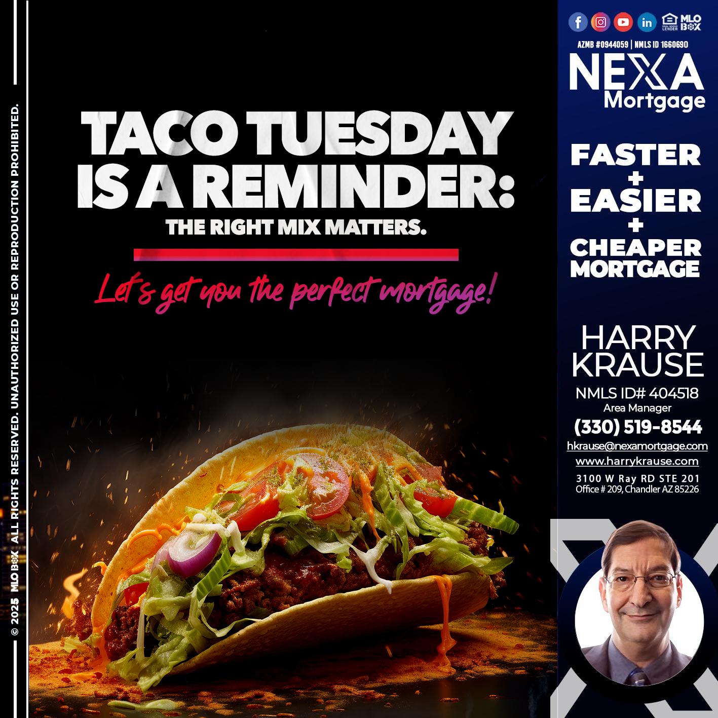 TACO TUESDAY - Harry Krause -Area Manager