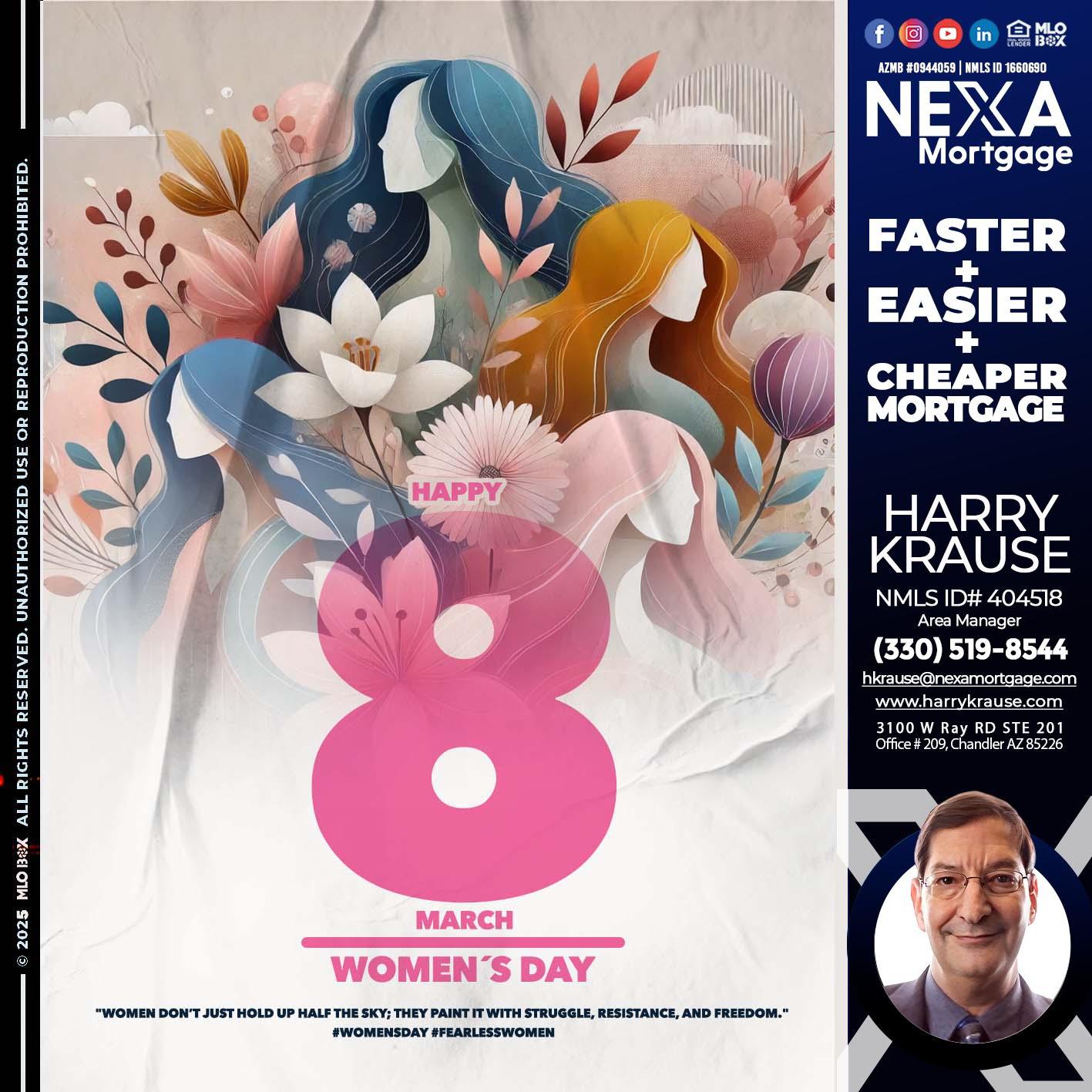 women´s day - Harry Krause -Area Manager