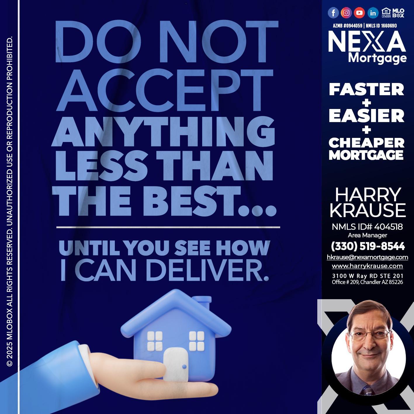 DO NOT ACCEPT - Harry Krause -Area Manager