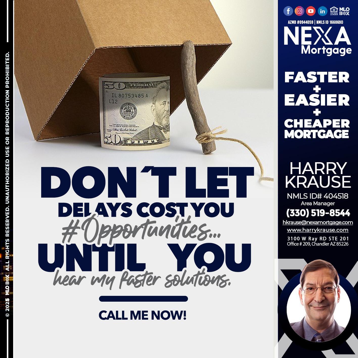 DON´T LET - Harry Krause -Area Manager