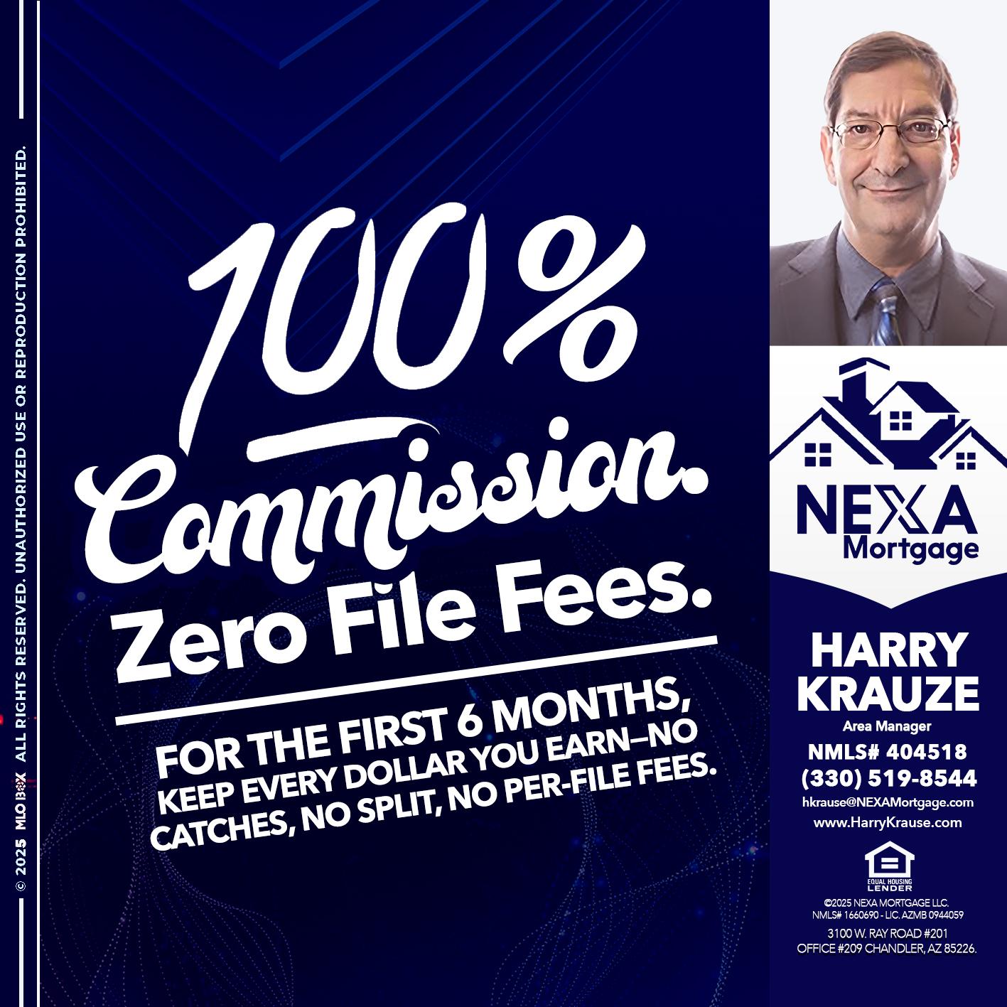 100% COMMISSION - Harry Krause -Area Manager