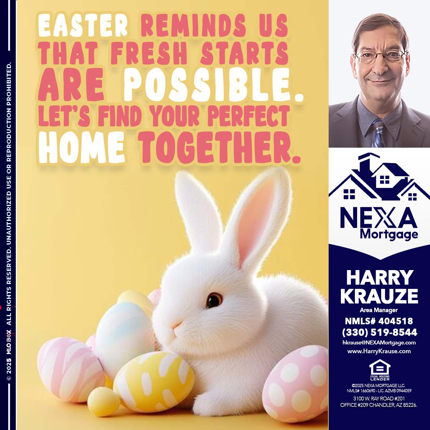 EASTER REMIND US - Harry Krause -Area Manager