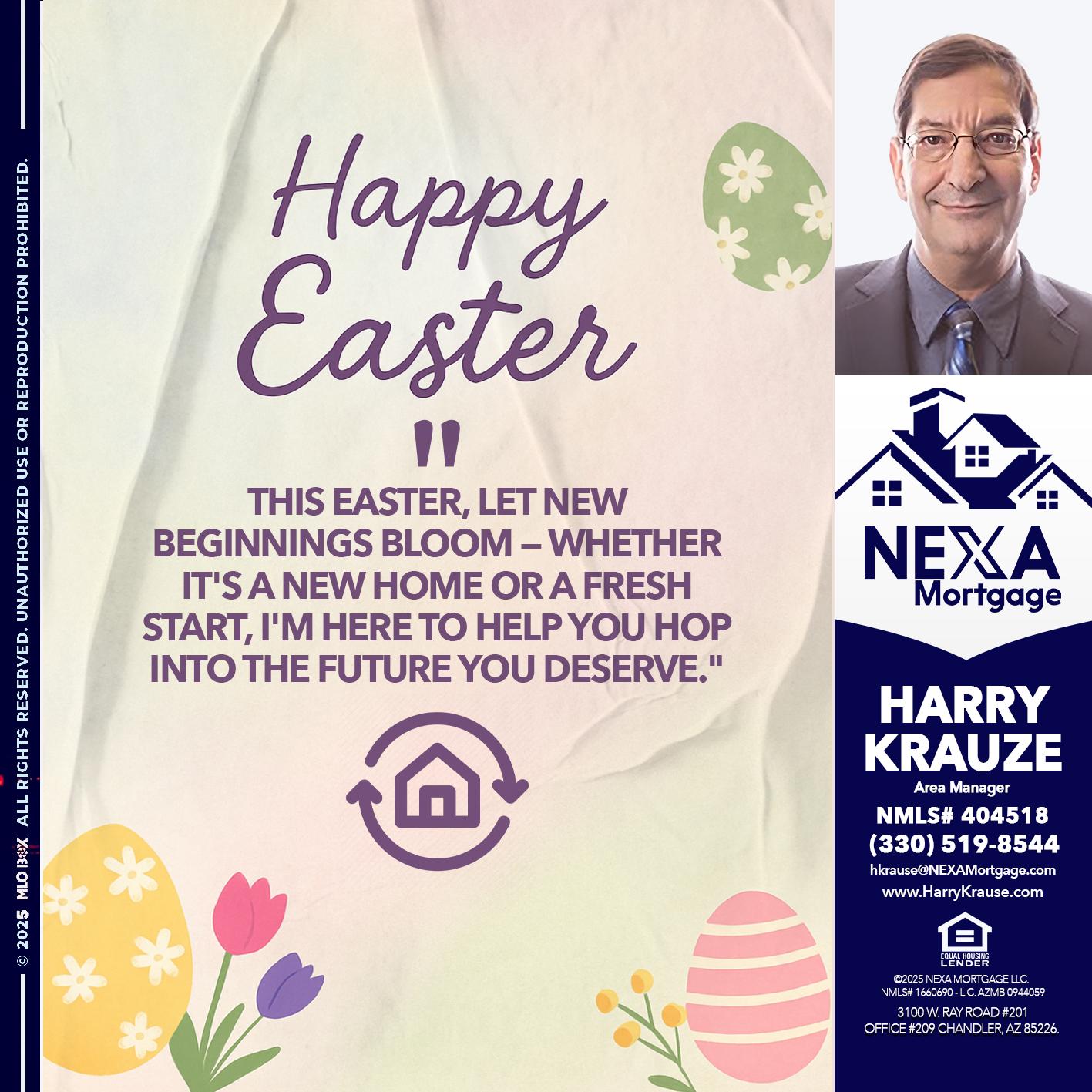 HAPPY EASTER - Harry Krause -Area Manager