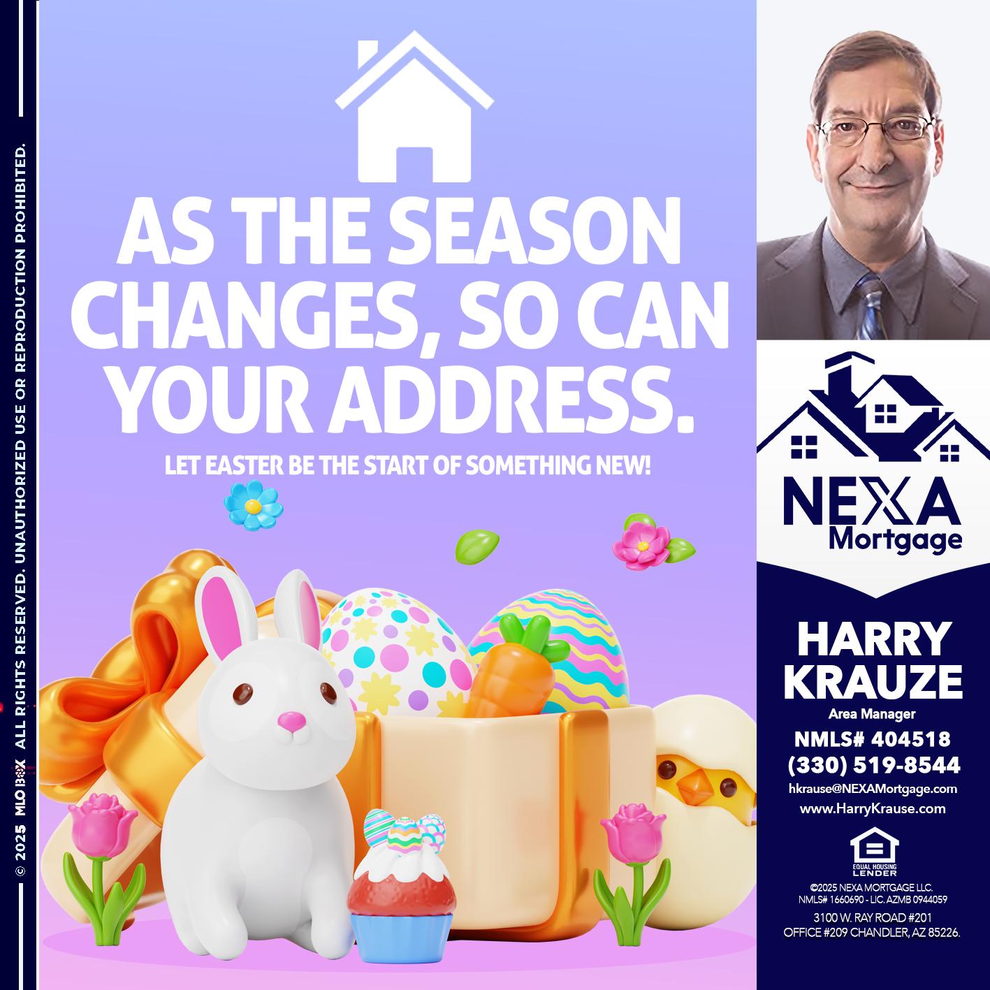 EASTER DAY - Harry Krause -Area Manager