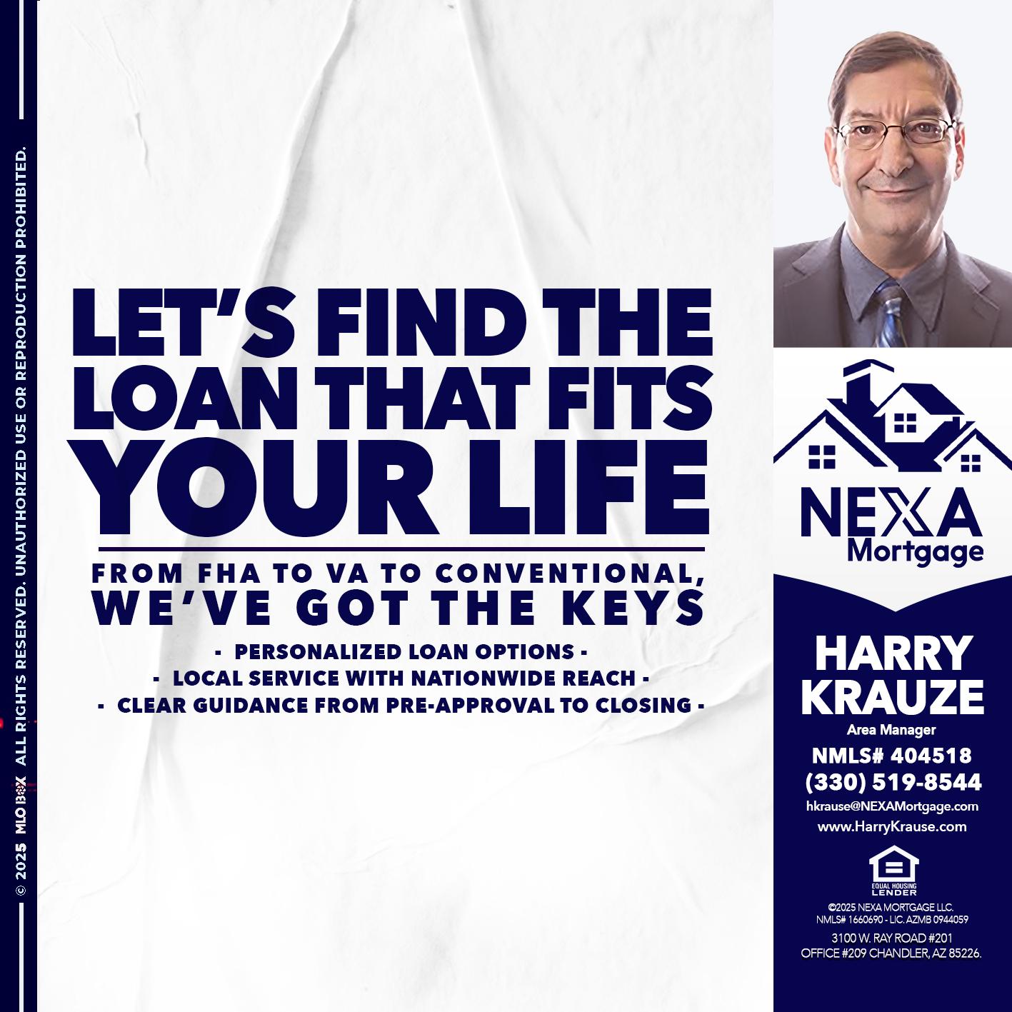 LETS FIND - Harry Krause -Area Manager