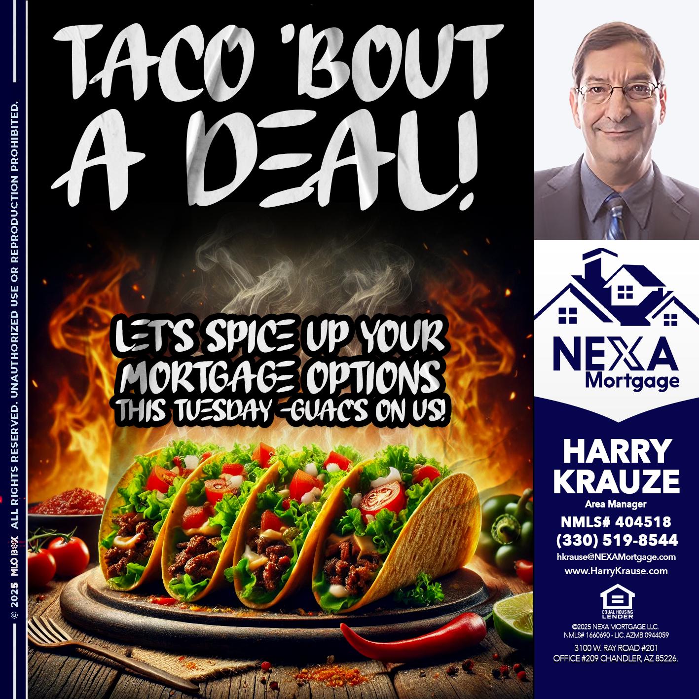 TACO BOUT - Harry Krause -Area Manager