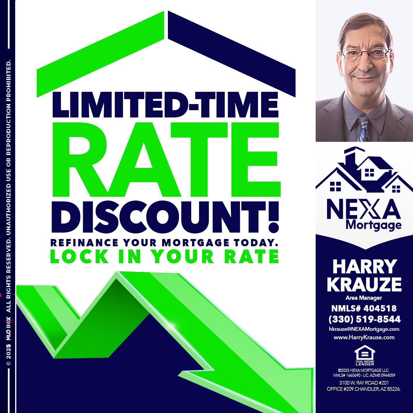 LIMITED TIME - Harry Krause -Area Manager
