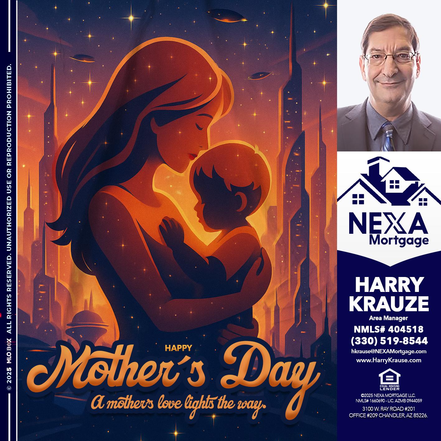 HAPPY MOTHERS DAY - Harry Krause -Area Manager