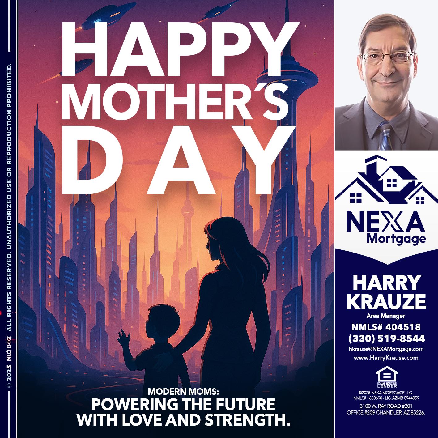 HAPPY MOTHERS DAY - Harry Krause -Area Manager