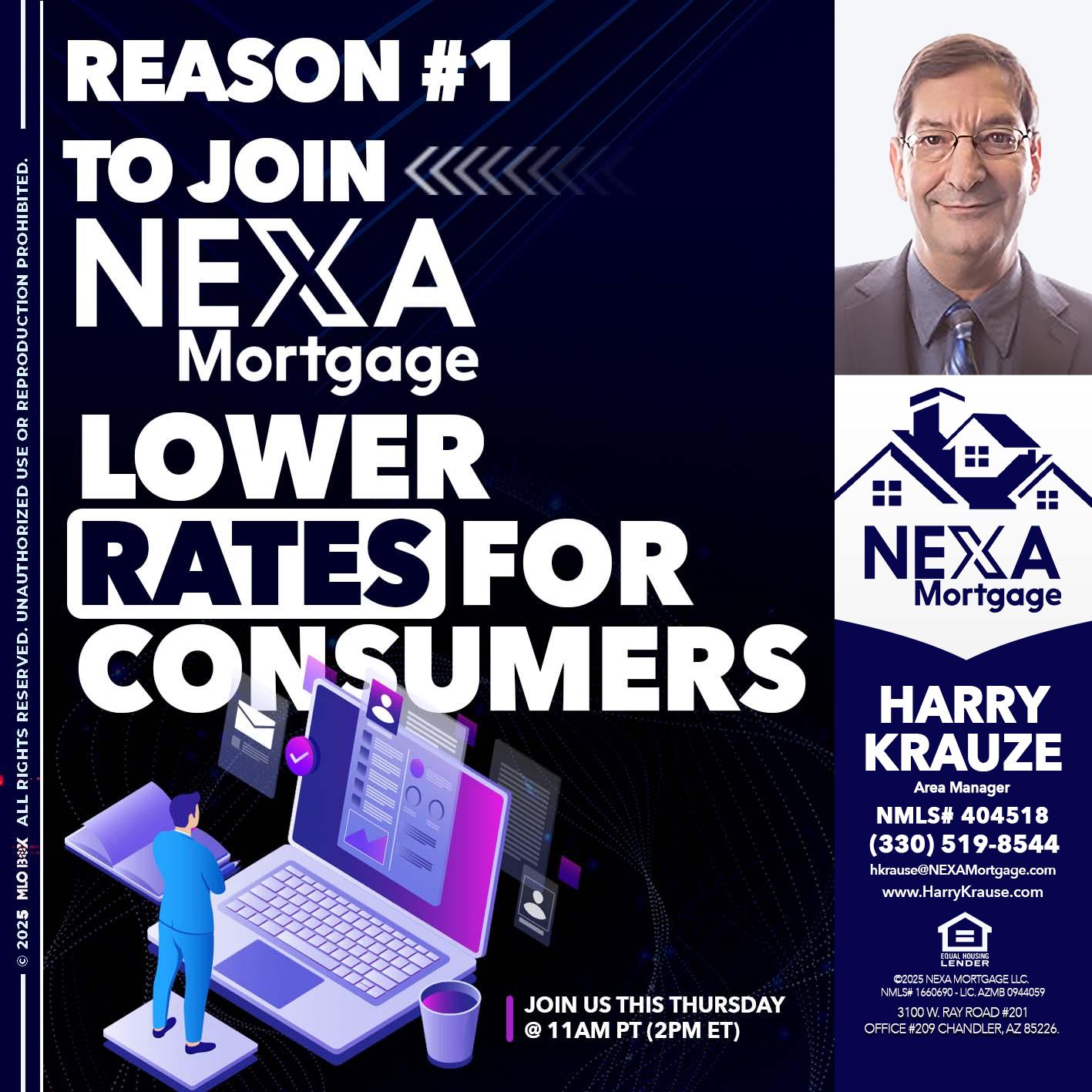 REASON 1 - Harry Krause -Area Manager