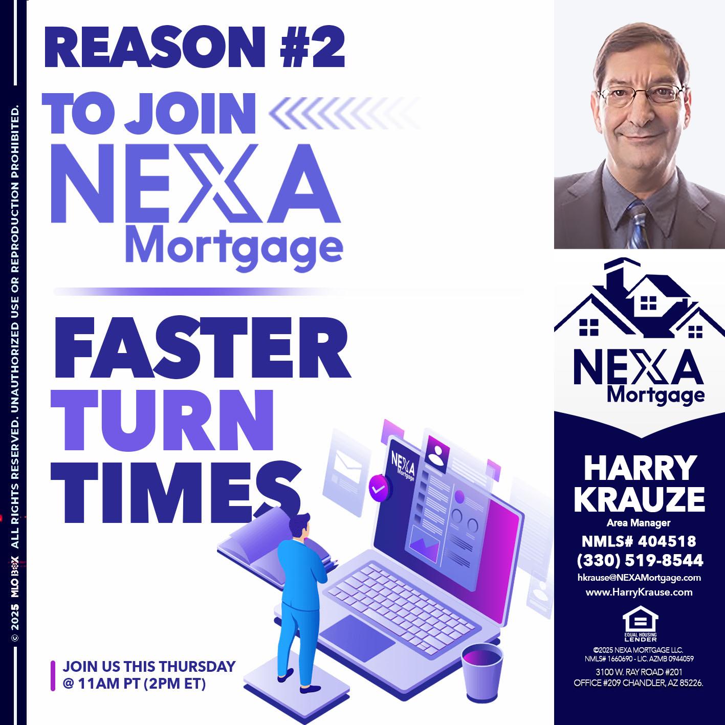 REASON 2 - Harry Krause -Area Manager