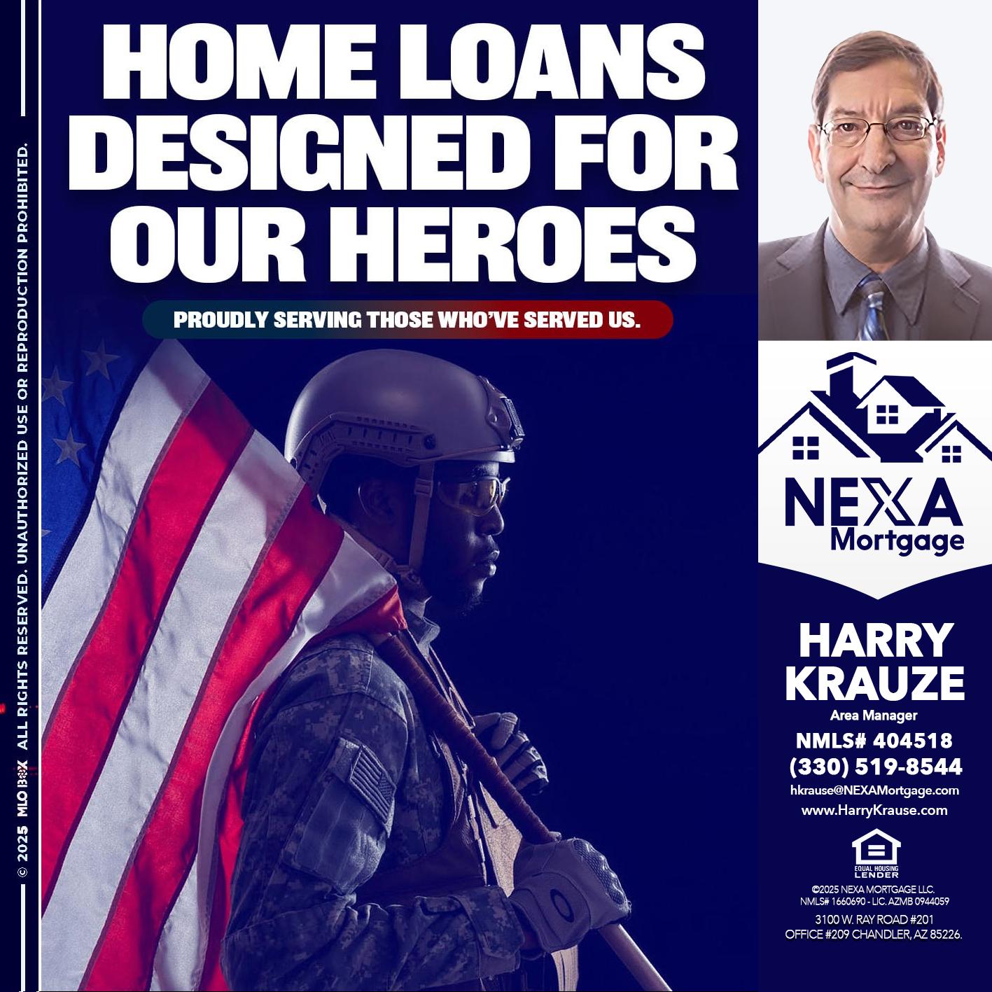 home loans - Harry Krause -Area Manager