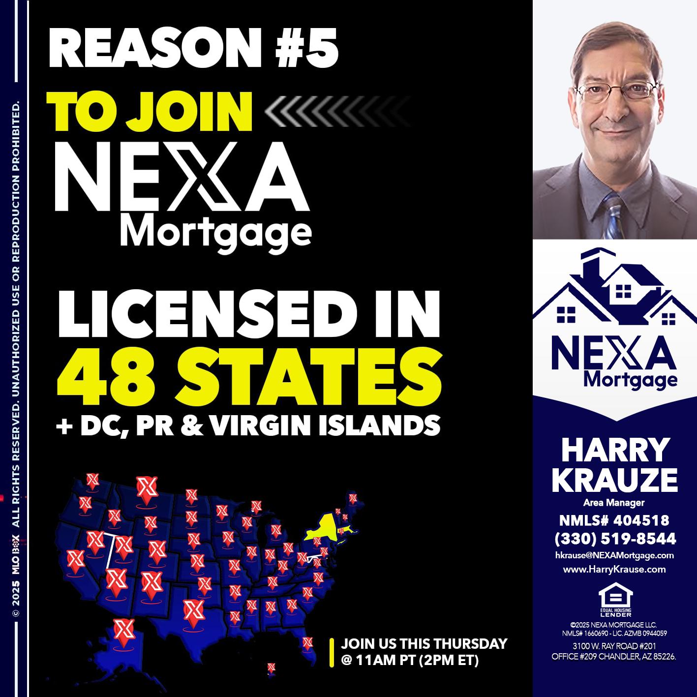 REASON 5 - Harry Krause -Area Manager