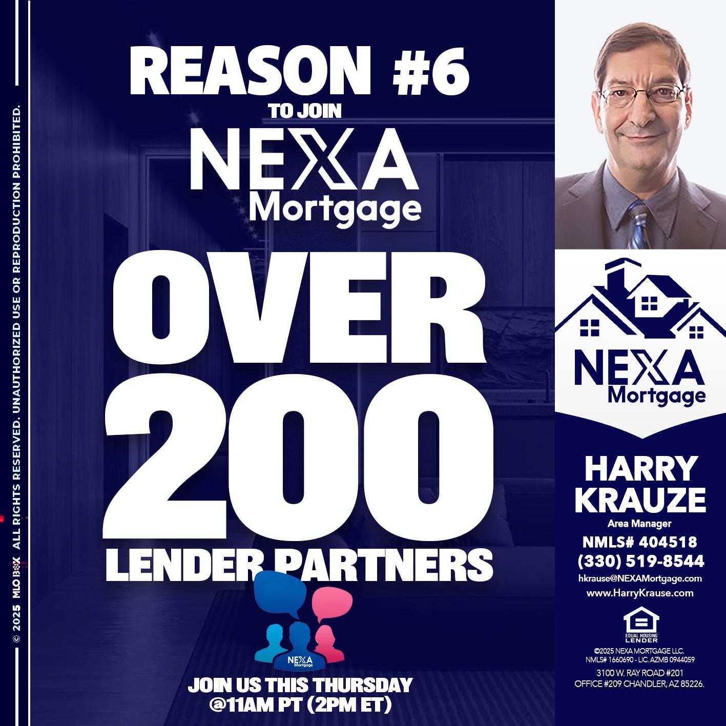 REASON 6 - Harry Krause -Area Manager