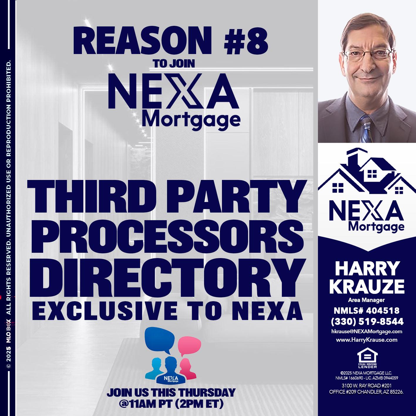 REASON 8 - Harry Krause -Area Manager
