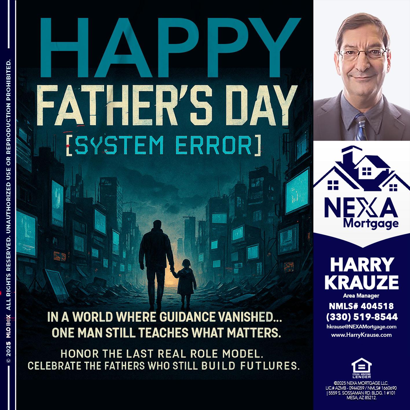 HAPPY FATHERS DAY - Harry Krause -Area Manager