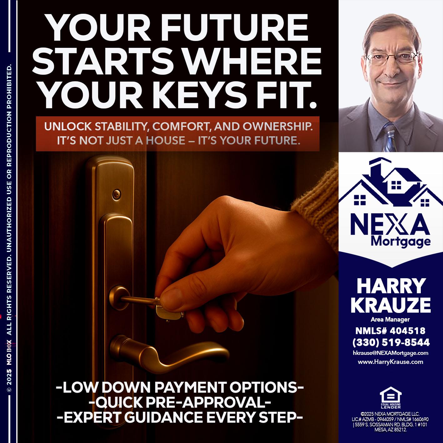 YOUR FUTURE - Harry Krause -Area Manager