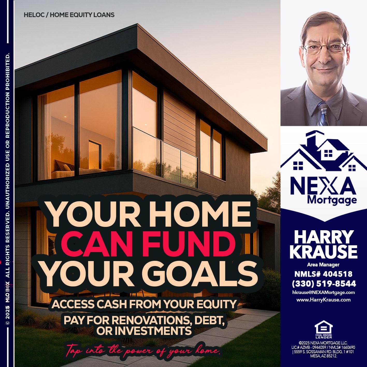 HELOC - Harry Krause -Area Manager