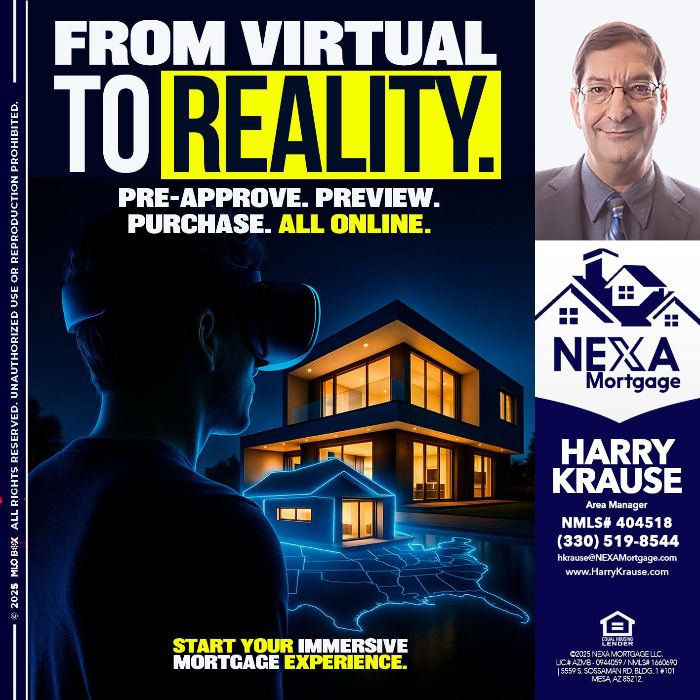 FROM VIRTUAL - Harry Krause -Area Manager