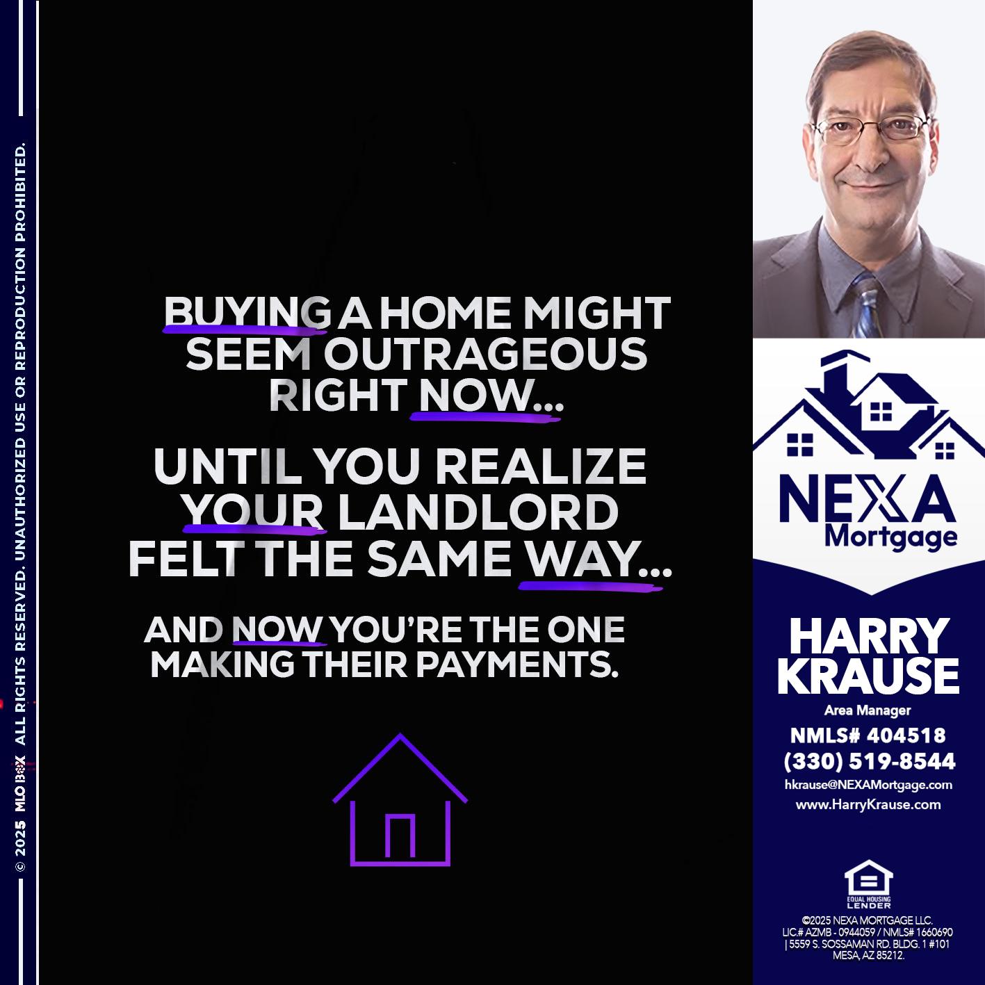 BUYING A HOME - Harry Krause -Area Manager