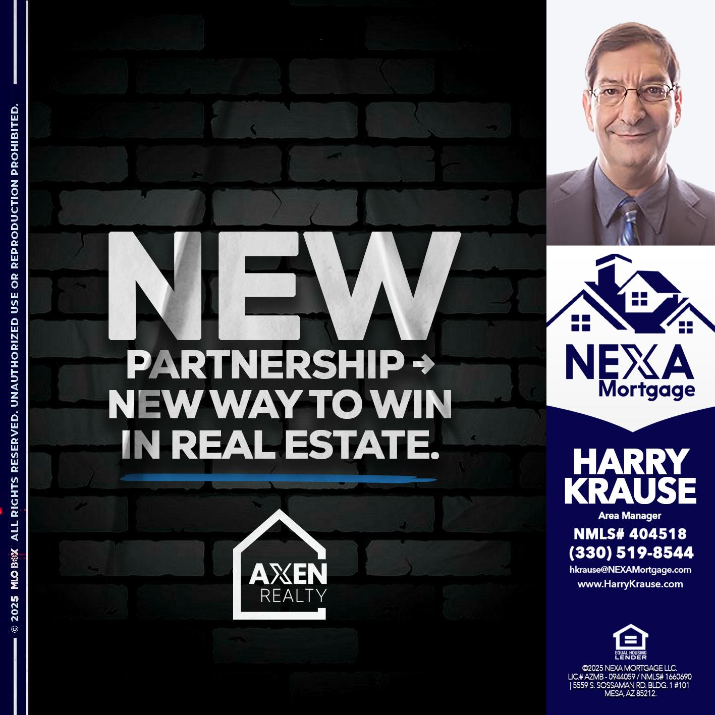 new partnership - Harry Krause -Area Manager