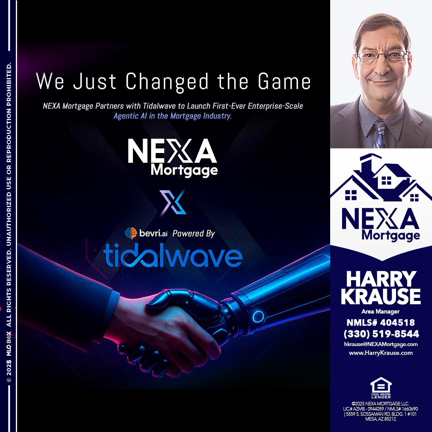 we just change - Harry Krause -Area Manager