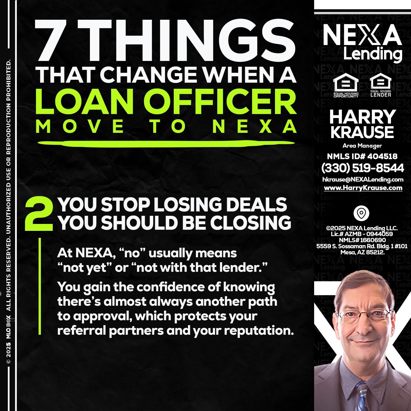 7 THINGS (2) - Harry Krause -Area Manager