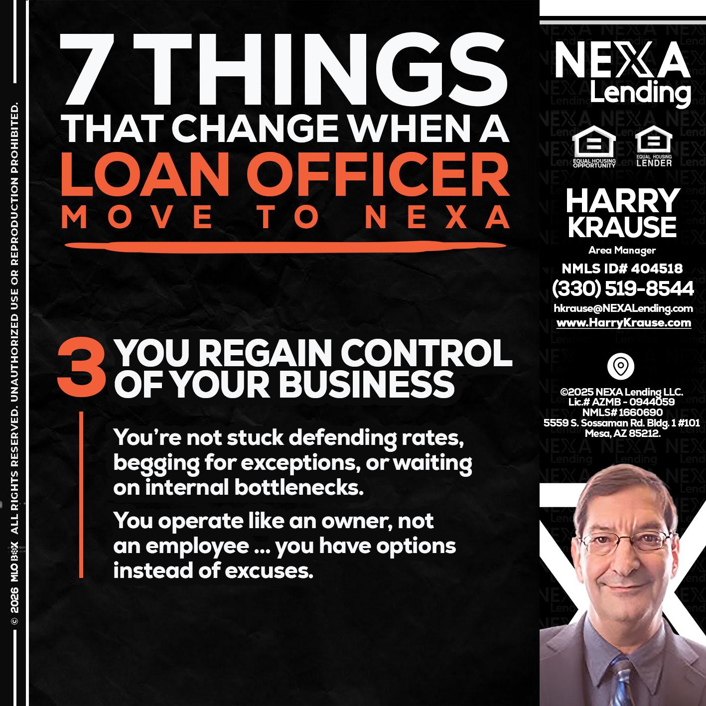 7 things (3) - Harry Krause -Area Manager