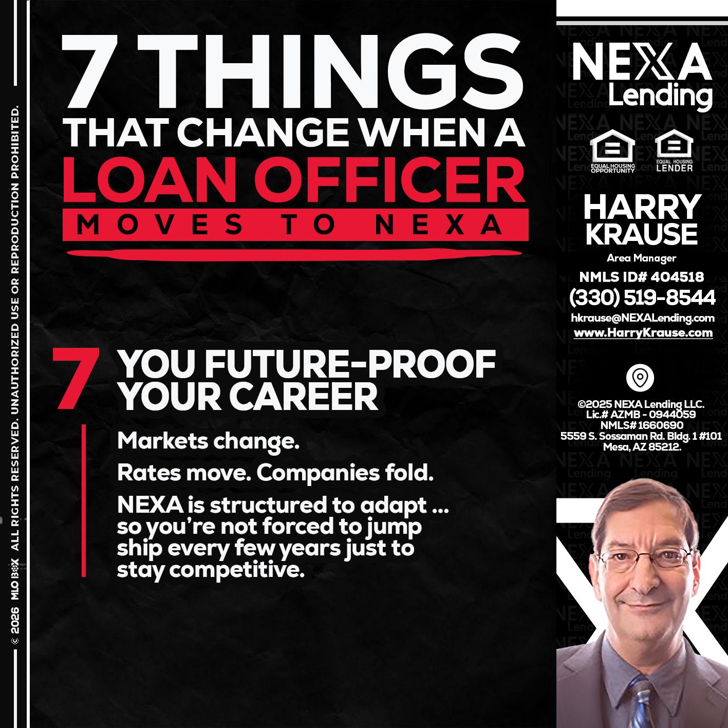 7 THINGS (7) - Harry Krause -Area Manager