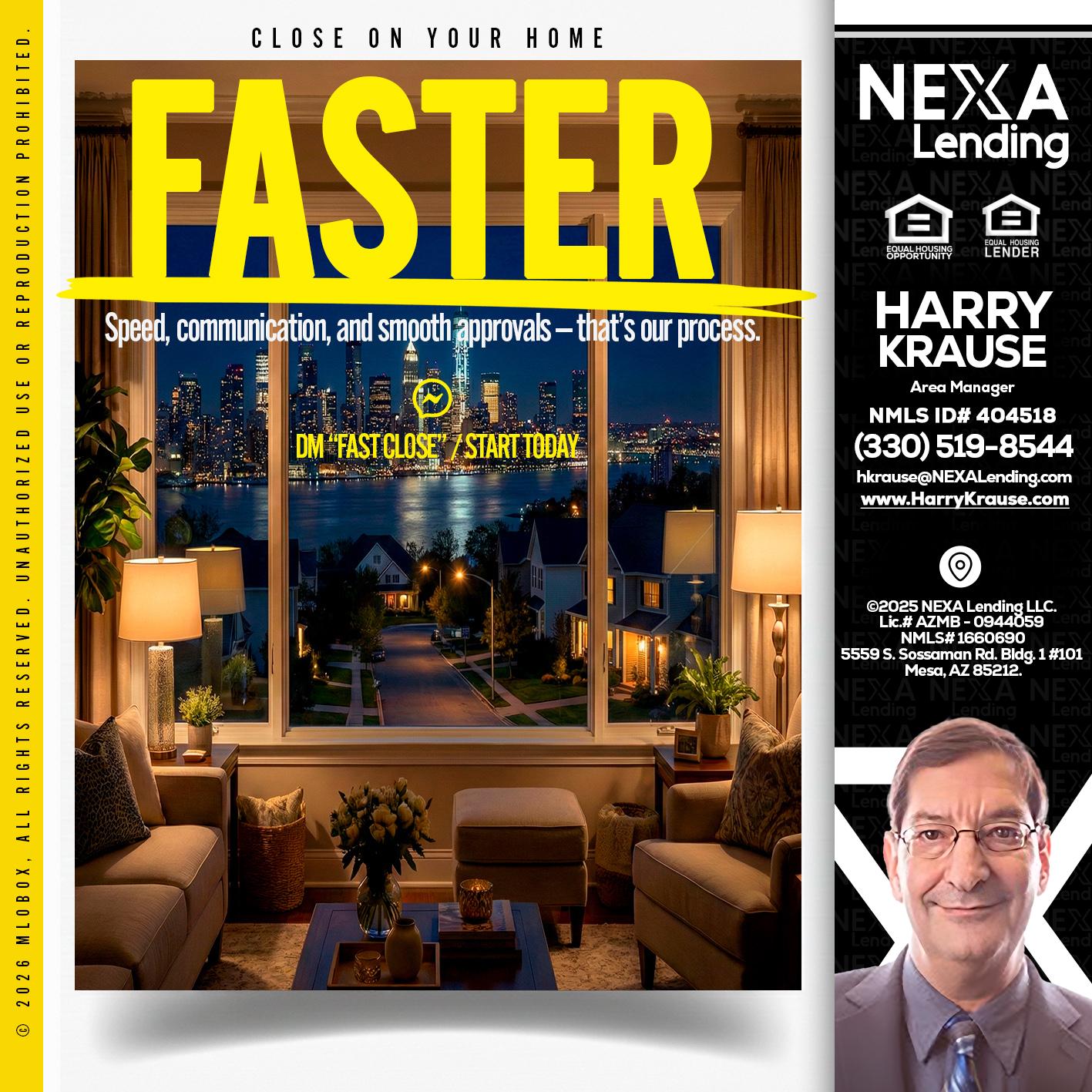 FASTER - Harry Krause -Area Manager