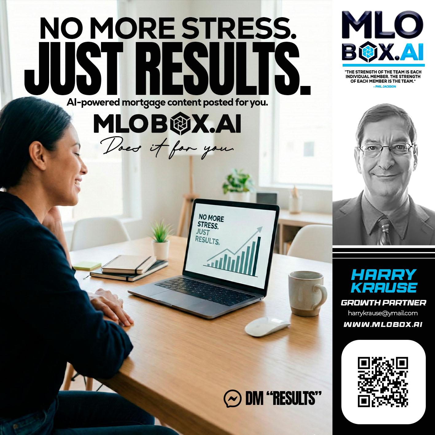 NO MORE STRESS - Harry Krause -Area Manager