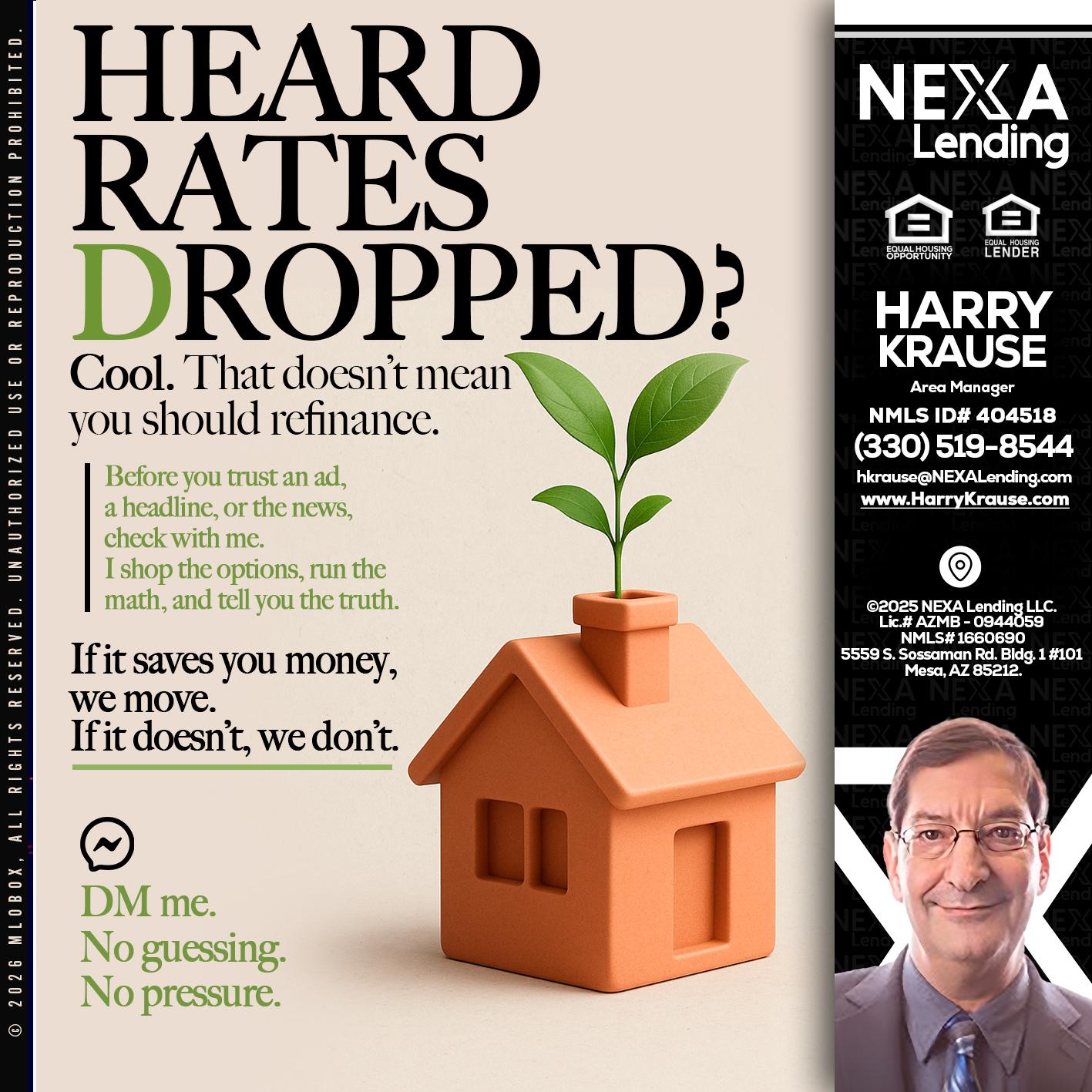 HEARD RATES - Harry Krause -Area Manager