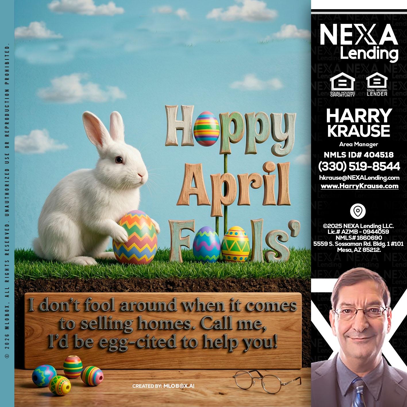 happy april fools - Harry Krause -Area Manager