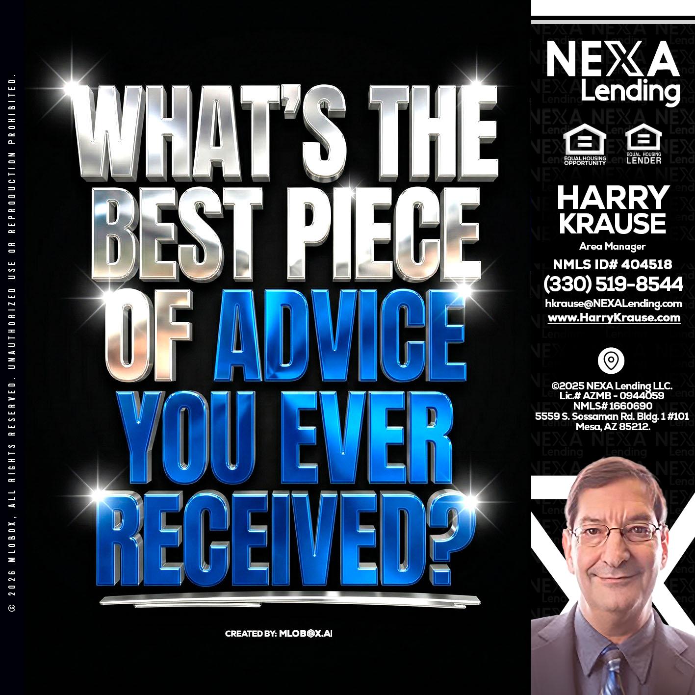 WHATS THE BEST - Harry Krause -Area Manager