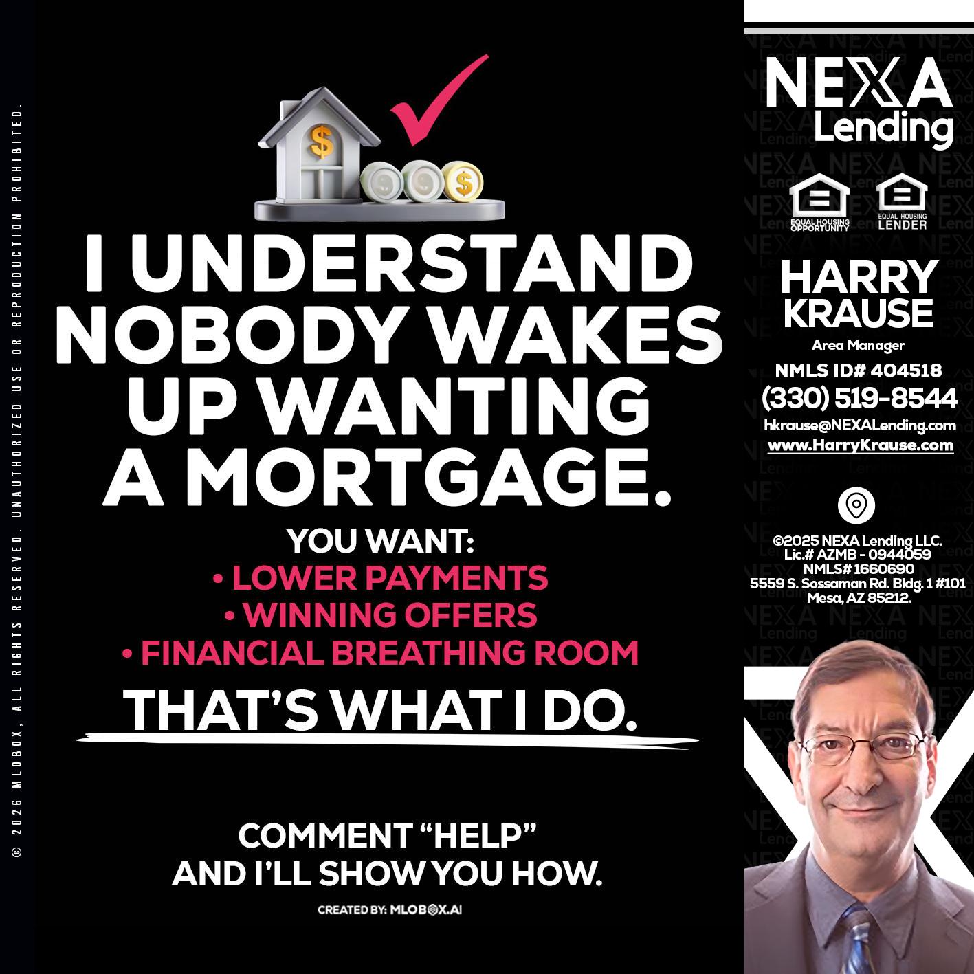 I UNDERSTAND - Harry Krause -Area Manager