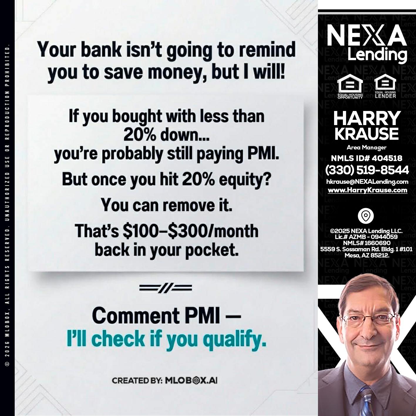 YOUR BANK ISNT - Harry Krause -Area Manager