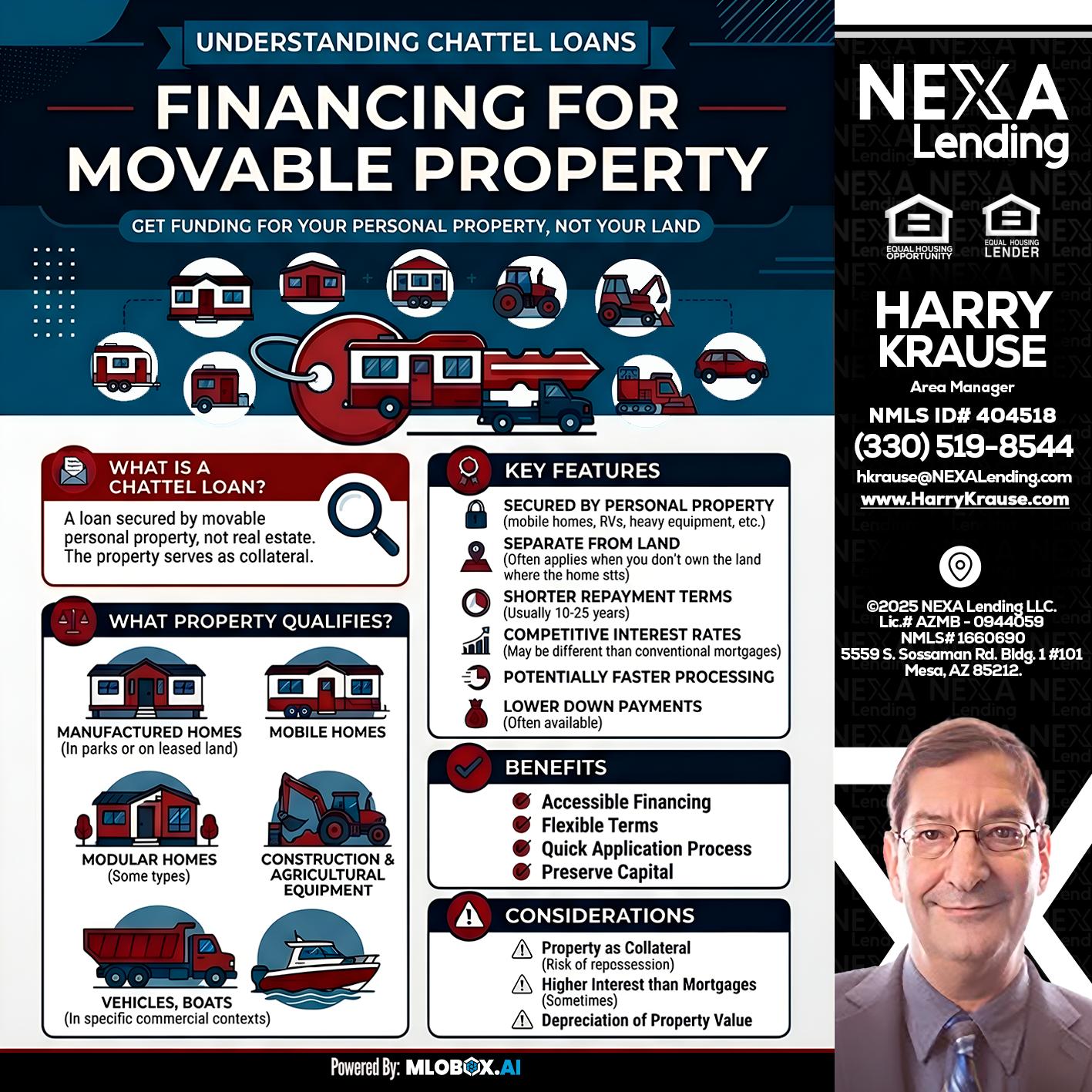 Chattel Loans - Harry Krause -Area Manager