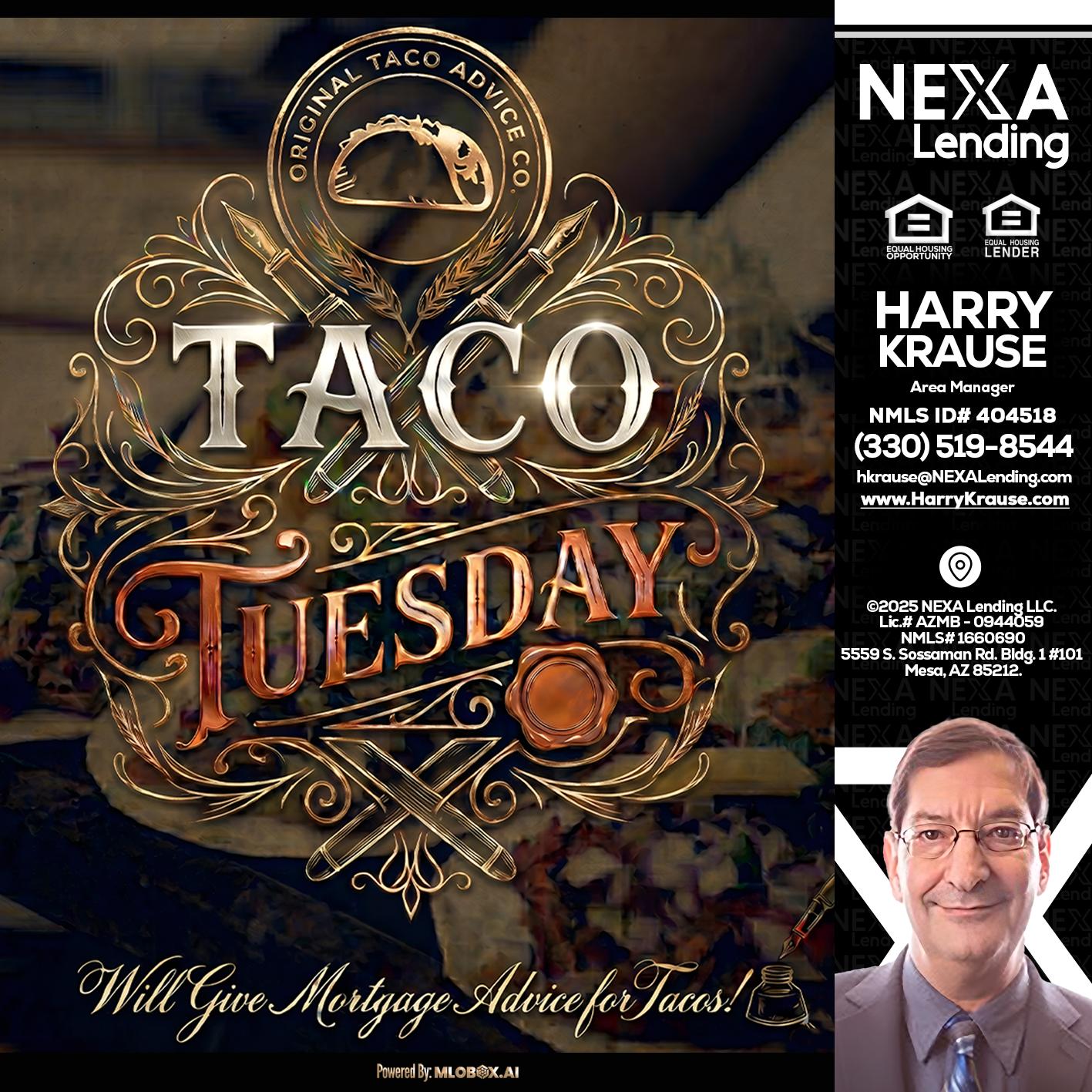 Taco Tuesday - Harry Krause -Area Manager
